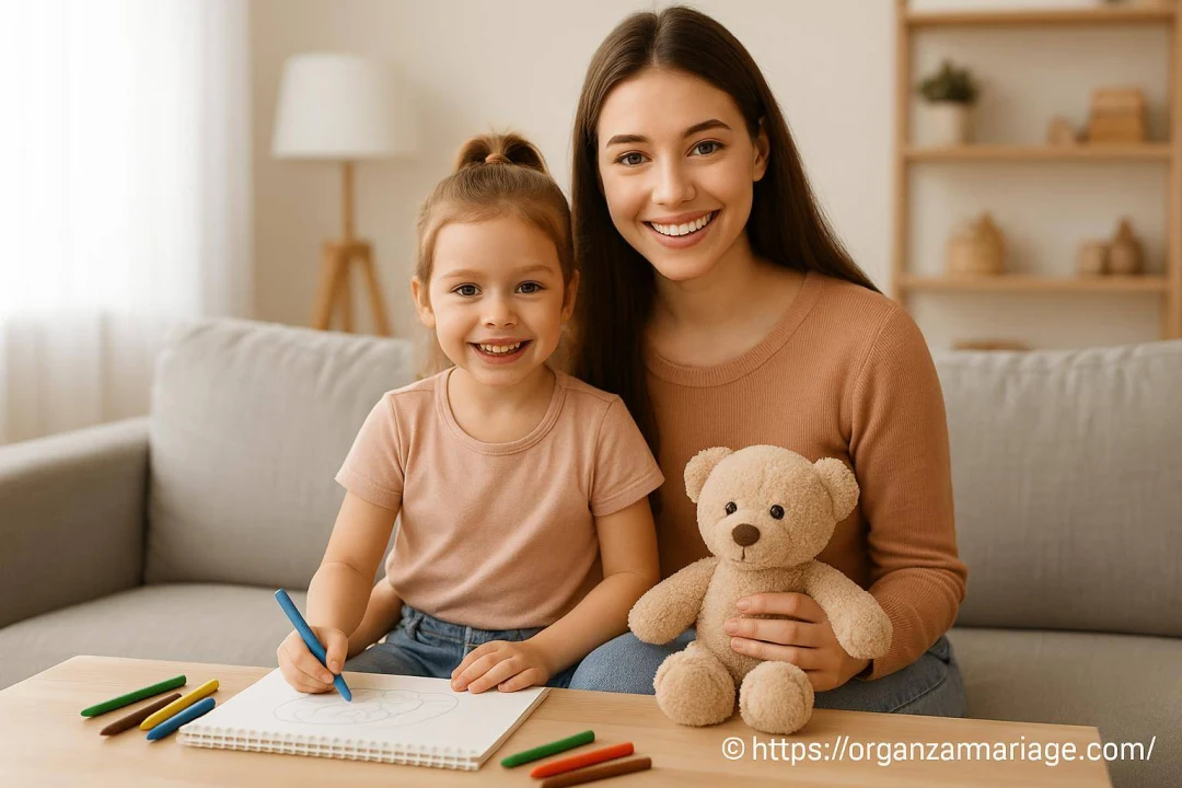Garde d'enfant pendant le mariage