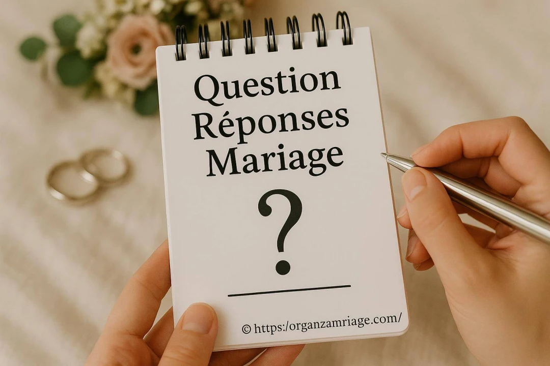 Question Réponses Mariage