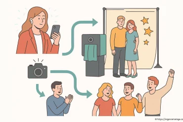 Installez un atelier photo pour distraire vos invités