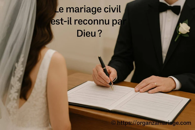 Le mariage civil est-il reconnu par Dieu ?