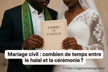 Mariage civil : combien de temps attendre entre le halal et la cérémonie ?