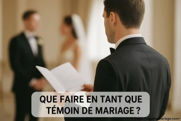 Que faire en tant que témoin de mariage : quelles sont vos responsabilités ?