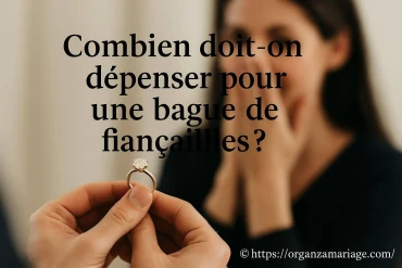 Combien doit-on dépenser pour une bague de fiançailles ?