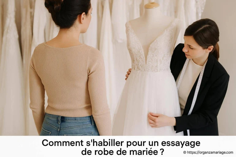 Comment s’habiller pour un essayage de robe de mariée ?