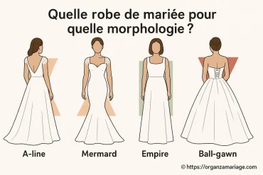 Quelle robe de mariée choisir selon votre morphologie ?