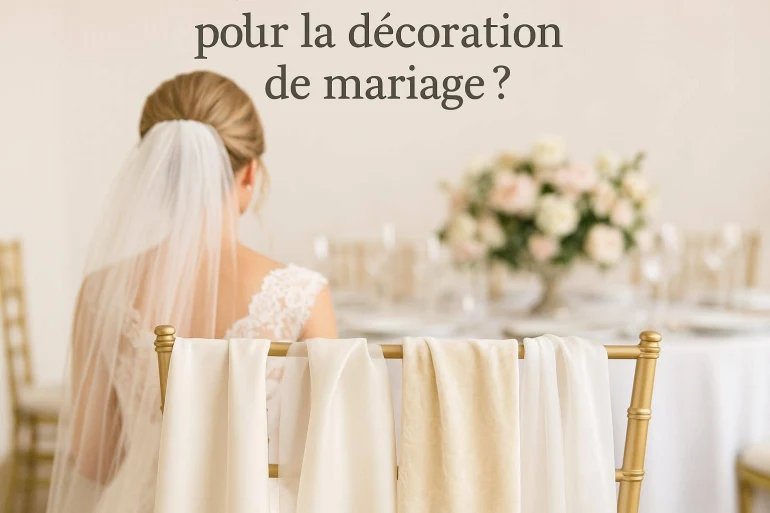 Quel tissu choisir pour la décoration de mariage ?