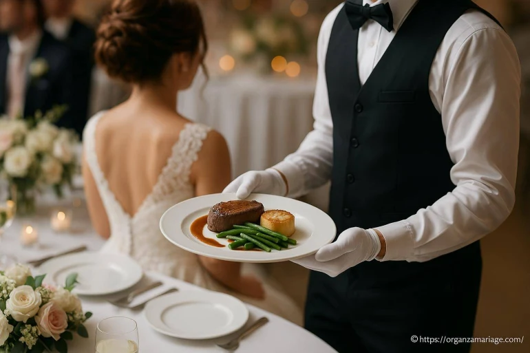 Service à table pour mariage : quel est le rôle du traiteur ?