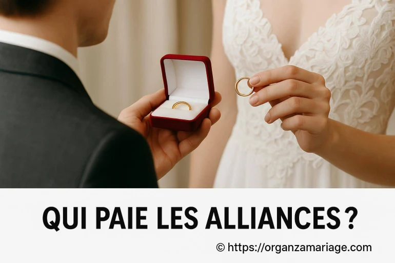 Qui paie les alliances lors d’un mariage ?