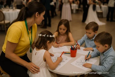 Le rôle des animateurs spécialisés pour encadrer les enfants lors d’un mariage