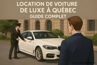 Location de voiture de luxe à Québec : guide complet pour un mariage d’exception