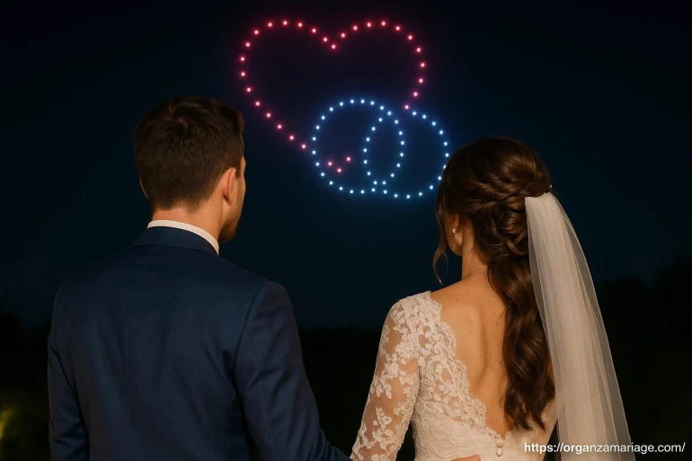 Comment organiser un spectacle de drones pour un mariage ?