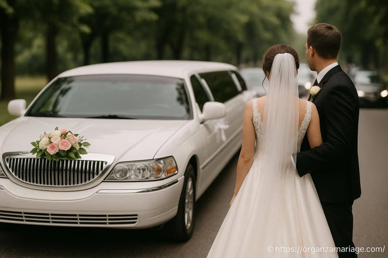 Comment intégrer une limousine dans un cortège de mariage ?