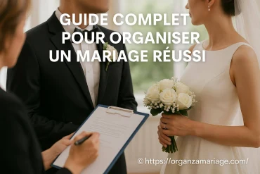 Guide complet pour organiser un mariage réussi étape par étape