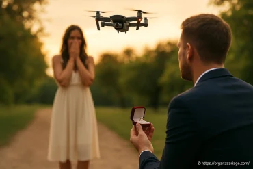 Organiser une demande en mariage originale avec un drone : comment faire ?