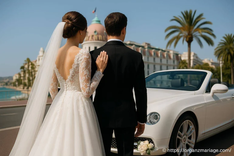 Location de voiture de mariage à Nice : alliez luxe et raffinement pour votre grand jour