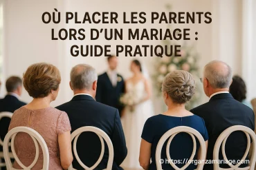 Où placer les parents lors d'un mariage : guide pratique pour bien organiser les places