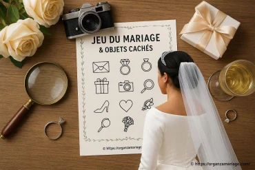 Jeu mariage trouver objets : idées originales et variantes amusantes