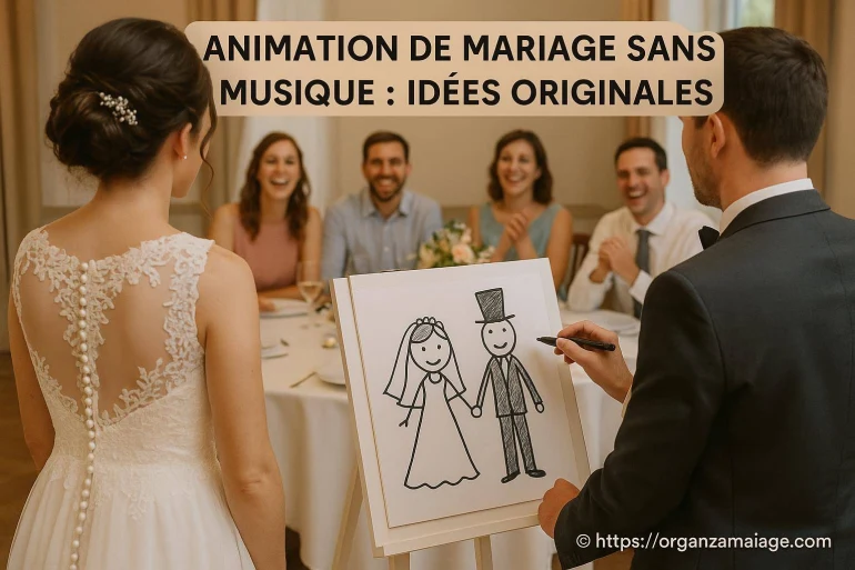 Animation de mariage sans musique : quelles idées originales pour divertir vos invités ?