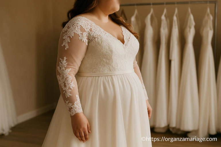 Quelle robe de mariée choisir quand on a du ventre ?