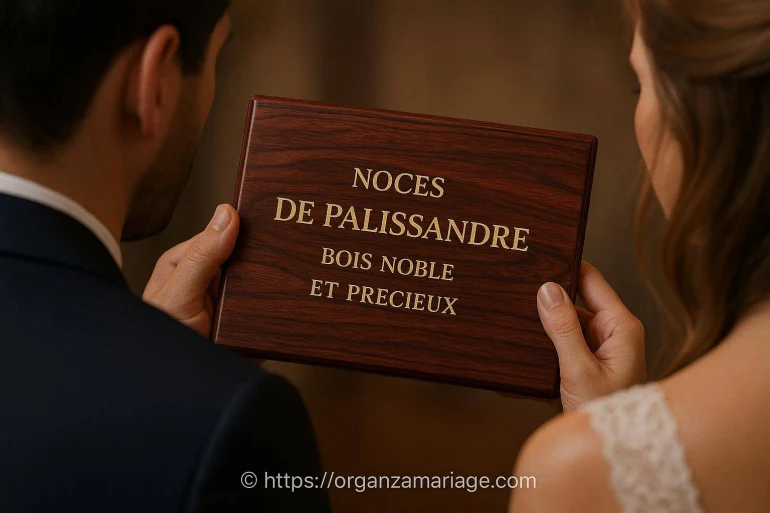 Noces de palissandre : un bois noble et précieux pour célébrer votre union