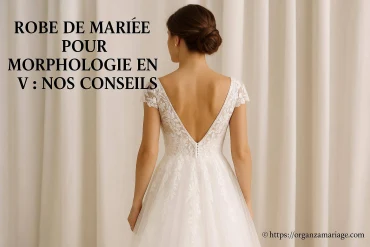 Robe de mariée pour morphologie en V : comment choisir la coupe idéale