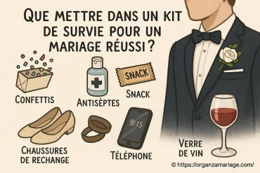 Que mettre dans un kit de survie pour un mariage réussi ?