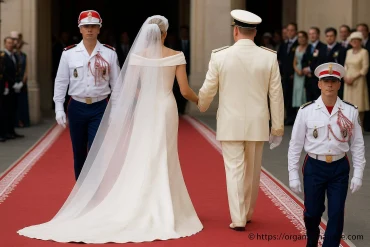 Le cortège de mariage du prince de Monaco entre élégance et tradition