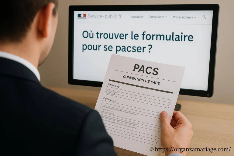 Où trouver le formulaire pour se pacser ?