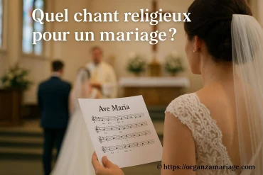 Quel chant religieux choisir pour un mariage ?