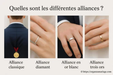 Quelles sont les différentes alliances pour un mariage réussi ?