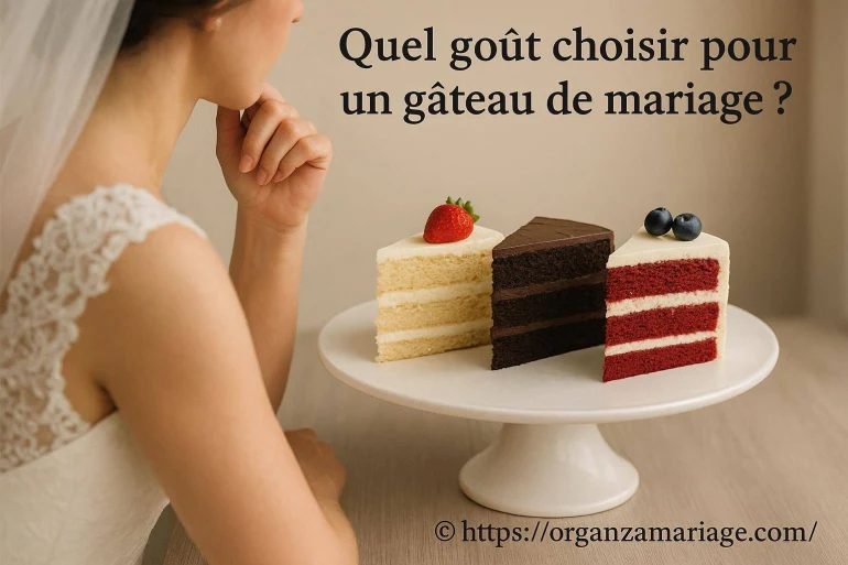 Quel goût choisir pour un gâteau de mariage ?