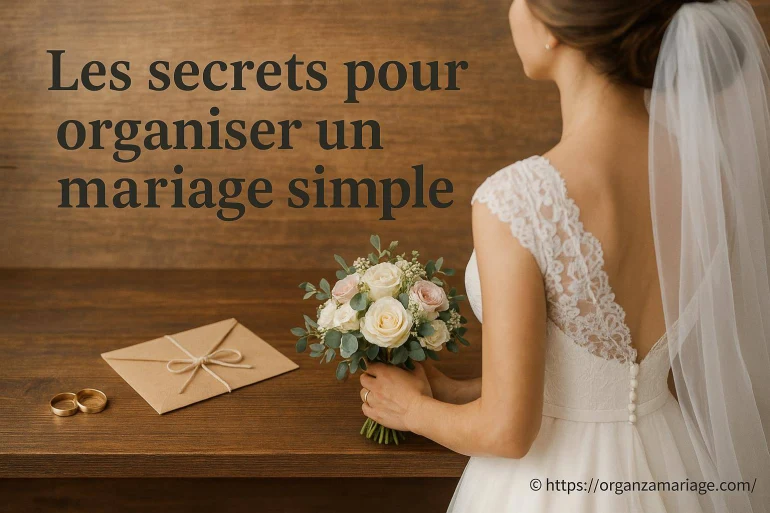 Les secrets pour organiser un mariage simple sans stress