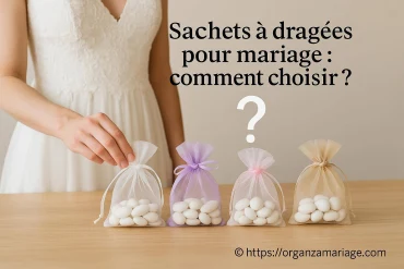 Sachets à dragées pour mariage : comment bien les choisir ?