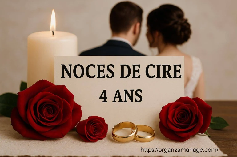 Que symbolisent les noces de cire dans un couple ?