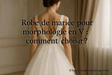 Robe de mariée pour morphologie en V : comment bien la choisir ?