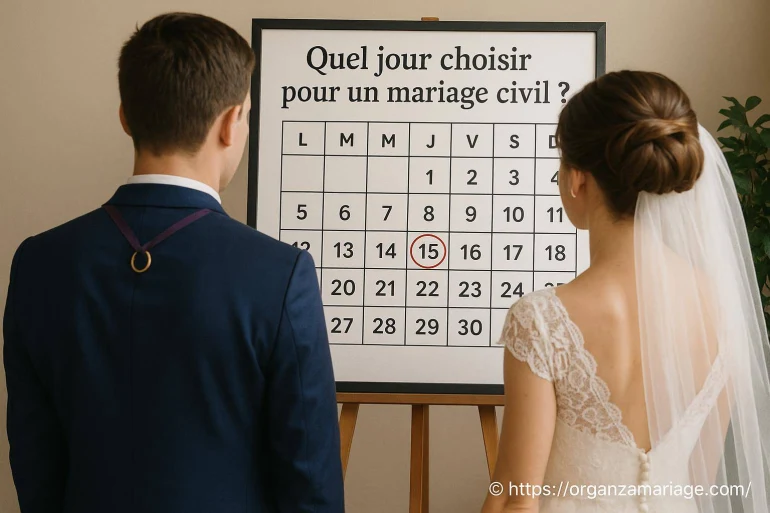 Quel jour choisir pour un mariage civil ?