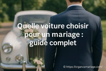 Quelle voiture choisir pour un mariage : guide complet et conseils pratiques