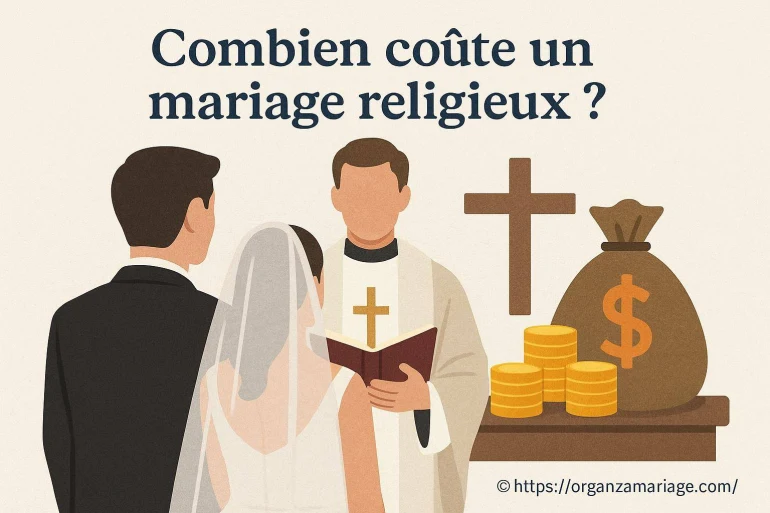 Combien coûte un mariage religieux ? Découvrez les tarifs et options