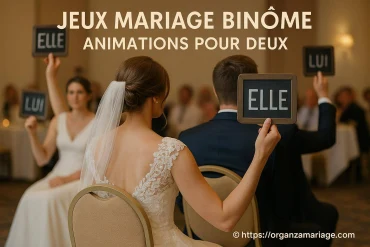 Jeux mariage binôme : quelles animations pour deux inviter à votre fête ?