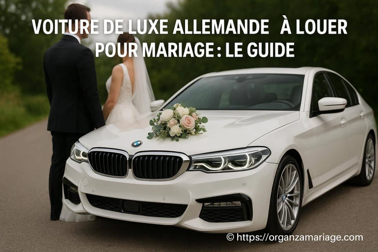 Voiture de luxe allemande à louer pour mariage : comment choisir la meilleure option