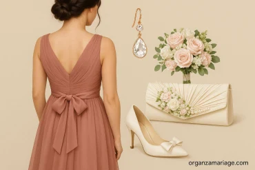 Accessoires à porter sur une robe de demoiselle d'honneur : lesquels choisir ?
