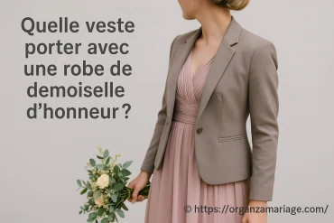 Quelle veste porter avec une robe de demoiselle d'honneur ?