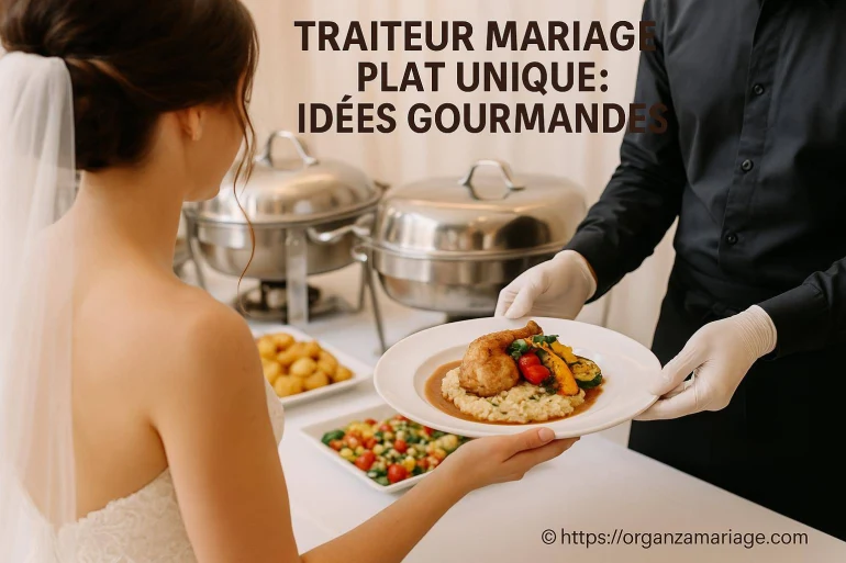 Traiteur mariage plat unique : idées gourmandes pour un repas réussi