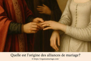 Quelle est lâorigine des alliances de mariage ?