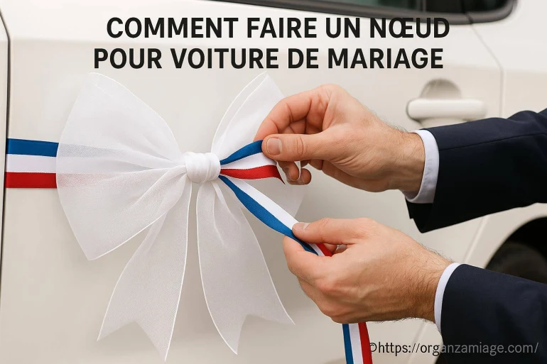Comment faire un nœud pour voiture de mariage facilement et rapidement ?