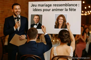 Jeu mariage ressemblance : comment animer la fête avec originalité