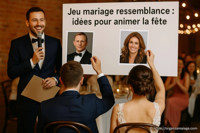 Jeu mariage ressemblance : comment animer la fête avec originalité