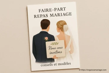 Faire-part repas mariage : conseils pratiques et modèles inspirants