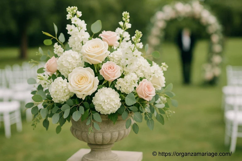 Quelles fleurs choisir pour un mariage en vasque ?