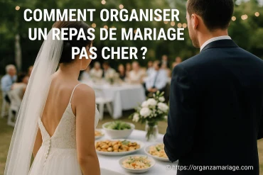 Comment organiser un repas de mariage pas cher ?